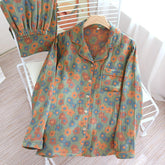 Two Piece Vintage Loungewear Women Set Luxury